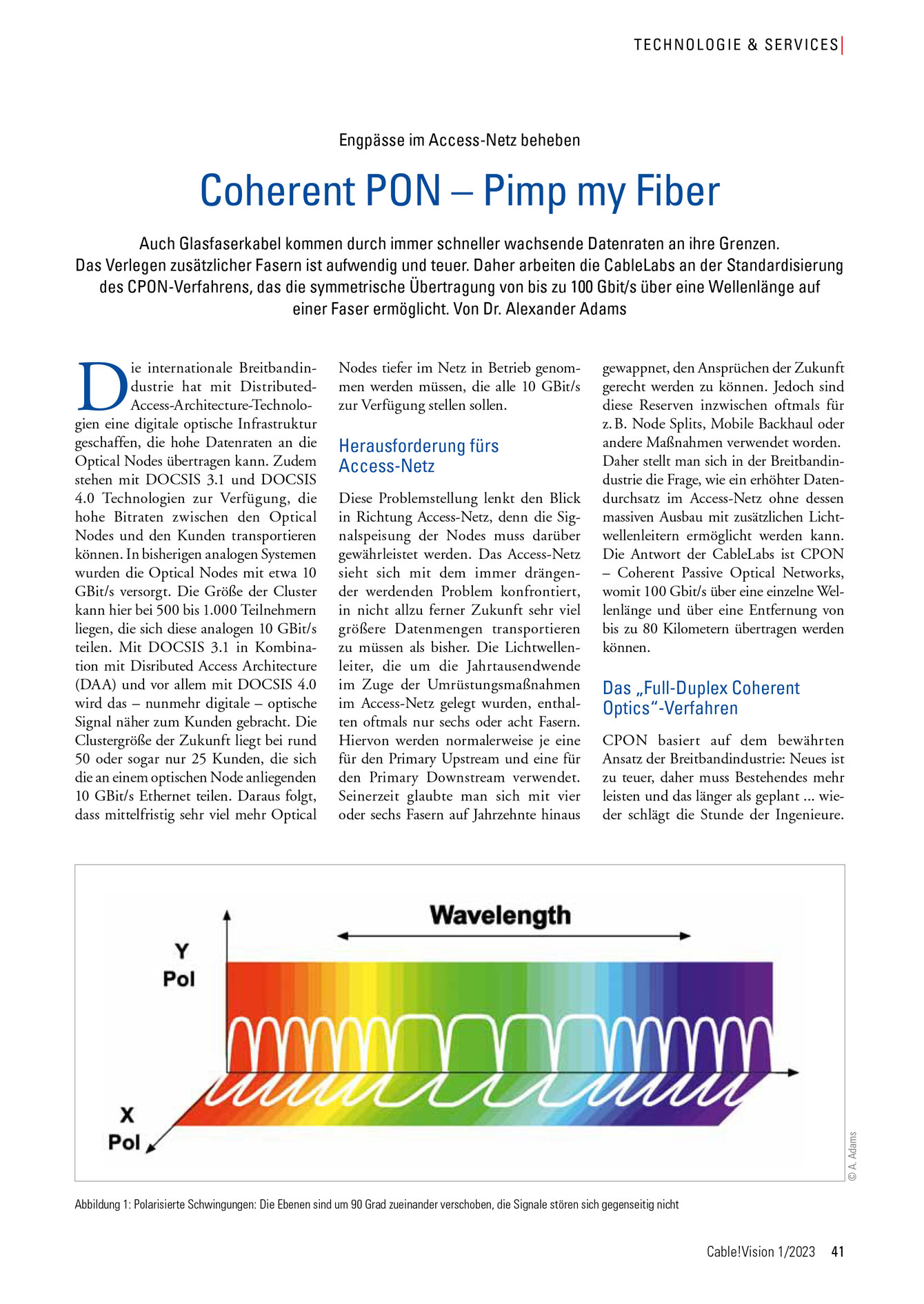 AXP SYSTEMS ENGINEERING - Cable!Vision 1/2023