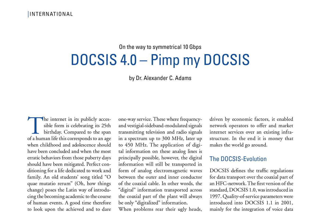 AXP SYSTEMS ENGINEERING - Cable!Vision 3/2020