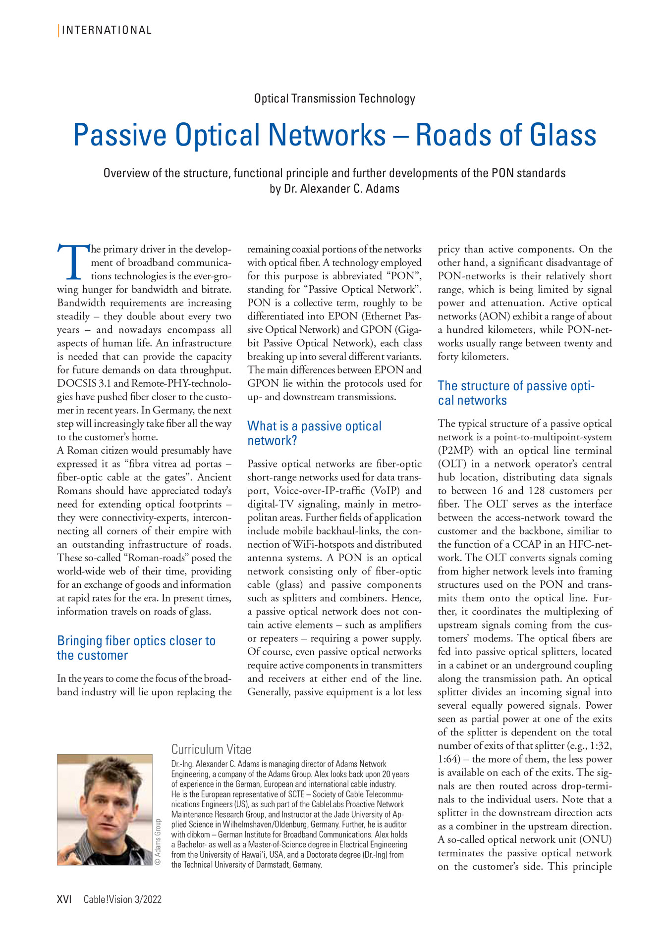 AXP SYSTEMS ENGINEERING - Cable!Vision 3/2022