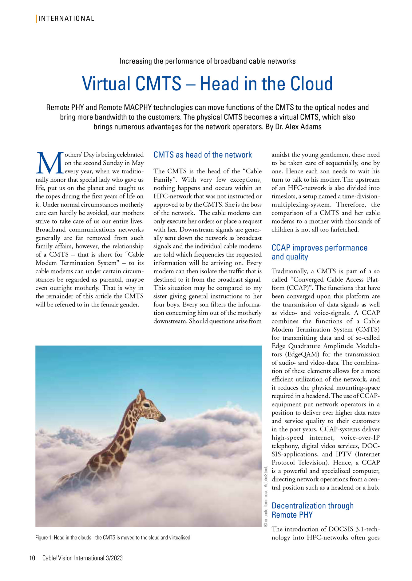 AXP SYSTEMS ENGINEERING - Cable!Vision 3/2023